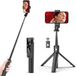 Techsuit Perche à selfie Bluetooth K22, Universelle, Noire