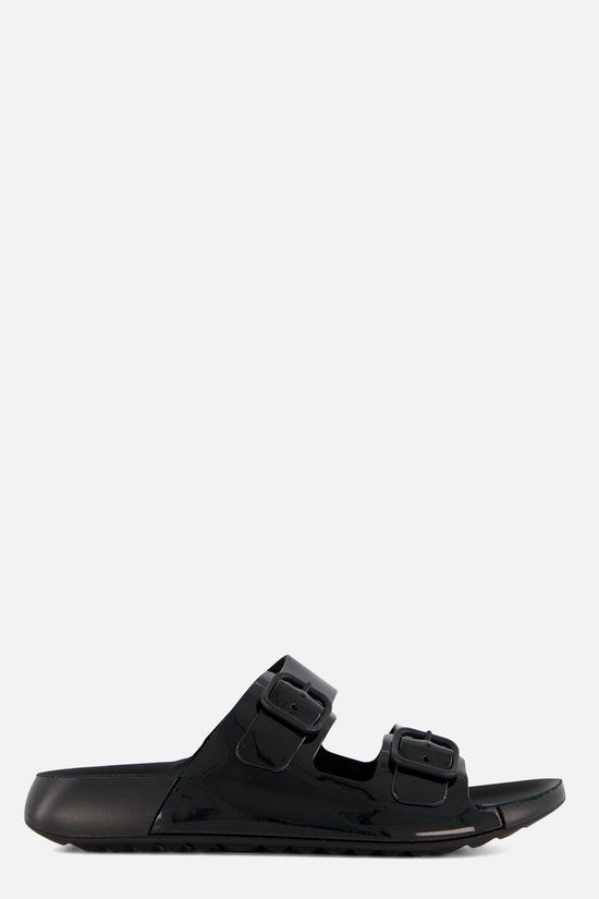 ECCO Cozmo Slippers Zwart Leer - Dames - Maat 40