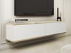 Mobistoxx Oroki Meuble tv-hifi 2 portes battantes blanc