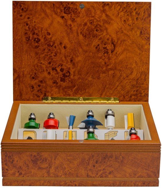 Makita A-87921 Freesset 6mm 12-delig - Groeffrees voor Hout