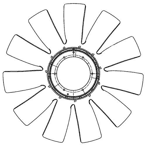 MAHLE CFW 75 000P BEHR PREMIUM LINE Ventilatiewiel