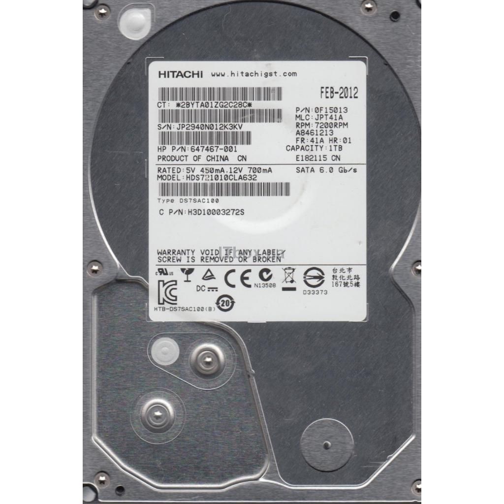 Hitachi HDS721010CLA632 - Interne harde schijf - 3.5 inch