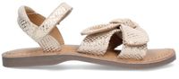 Braqeez 426117-995 Meisjes Platte Sandalen - Goud - Imitatieleer - Klittenband