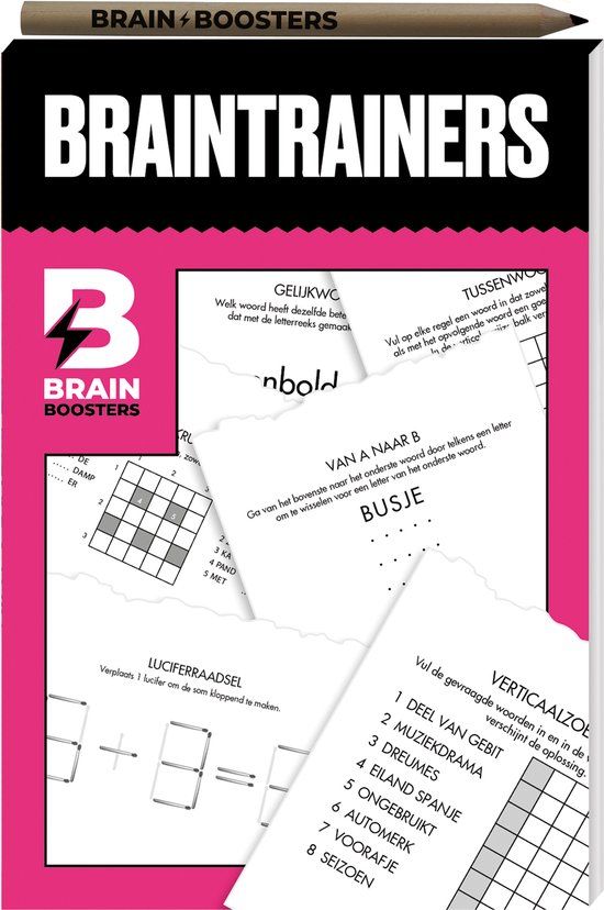 Interstat Puzzelblok - Braintrainers - Met potlood