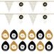 Haza - Verjaardag 40 jaar feestartikelen pakket vlaggetjes/ballonnen