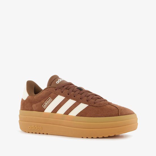 Adidas VL Court Bold suède dames sneakers bruin