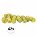 Don Juan 42 stuks Green Trolls billes répartis sur 2 filets - Verre - Multi