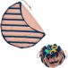 Play&Go Tapis de jeu et sac de rangement Mokka Stripes