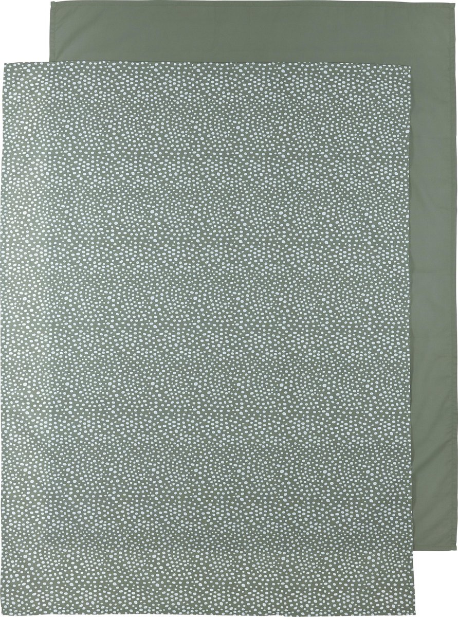 Meyco ledikantlaken 100x150 cm groen