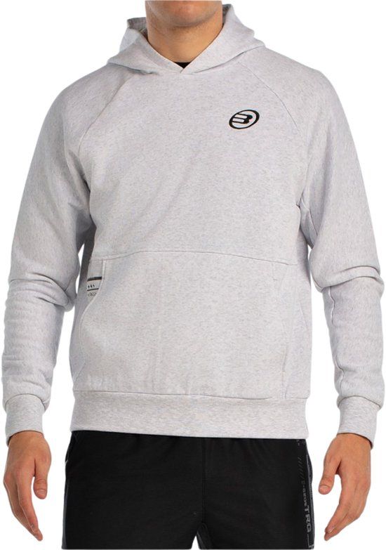 Bullpadel Hoodie Breas Mannen Grijs Polyester