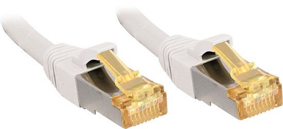 LINDY 47321 Netwerkkabel - 0,5 m - Wit