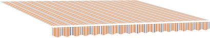 vidaXL Parasol Oranje Polyester 400 x 300 cm