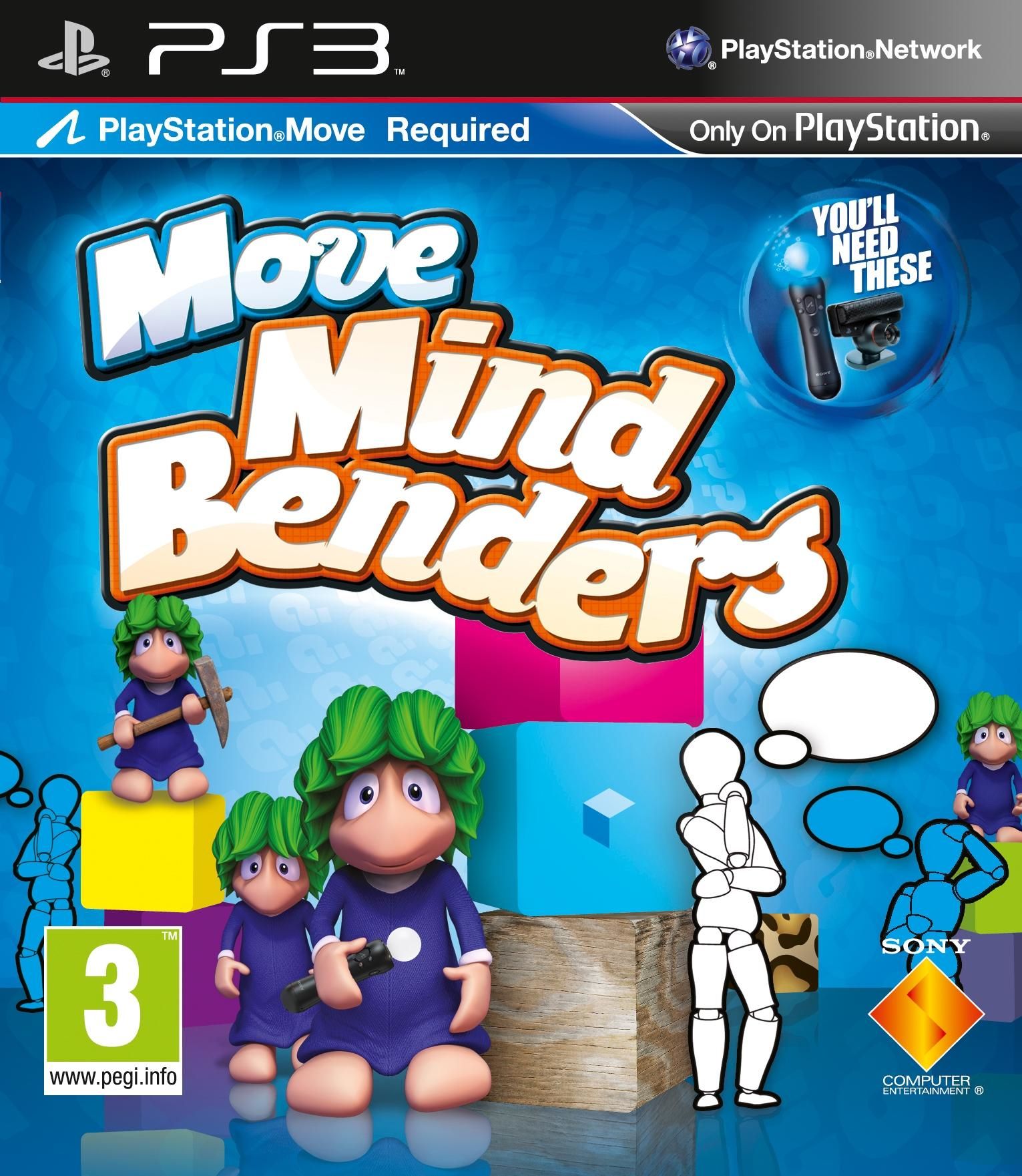 Sony Interactive Entertainment Move Mind Benders, PlayStation 3