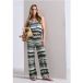 STREET ONE Broek beige / lichtblauw / spar / lichtgroen