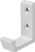 Hermeta Jashaak enkel - 47x17x41mm - Aluminium - blanc