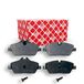 febi bilstein 16786 remblokkenset met schroeven, 1 stuk | Compatibel met: MINI MINI, Cabriolet, CLUBMAN, Coupe, Roadster