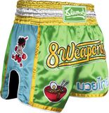 8 Weapons Muay Thai Short Yummie Groen - XL