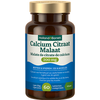 Holland & Barrett Calcium Citraat Malaat 200 mg - 60 tabletten