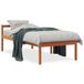 Maison Exclusive - Lit pour seniors de couleur brun lavé, 90x190 cm, en pin massif