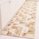 PETTI Artigiani Italiani - Keukenloper antislip en wasbaar, 52 x 340 cm, motief Lidia bruin, 100% Made in Italy