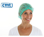 CMT Haarnet met clip (groen, 1000 stuks)