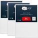 Artina Akademie – Set de 3 toiles à peindre sur châssis 60x90 cm – Châssis en bois FSC® – Toile blanche 100% coton – 280 g/m²