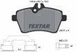 TEXTAR Jeu de plaquettes de frein 2407702
