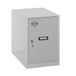 Simon Rack Klein, metalen kledingkast, klein, 475 x 300 x 500 mm, metalen kast klein, inclusief sleutel, grijs - Simonlocker