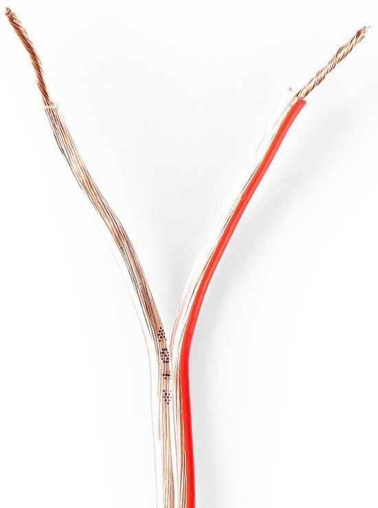 Nedis Speaker-Kabel - 15m - Transparant