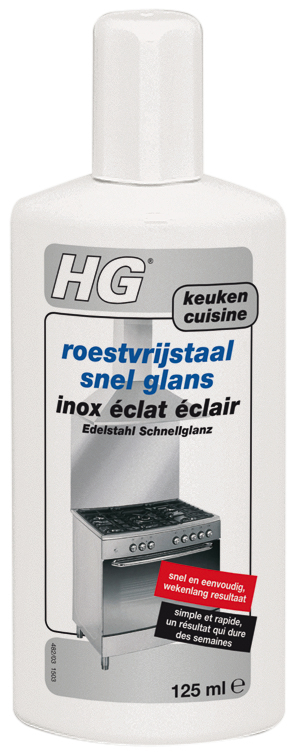 HG Roestvrijstaal snel glans