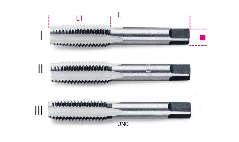 Beta Handtappen, UNC draad verchroomd staal 430ASC 5/16 - 004300052