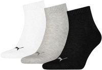 Puma - Unisex Quarter Plain Enkelsokken - 3 Pack - Maat 39-42