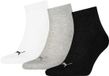 Puma - Unisex Quarter Plain Enkelsokken - 3 Pack - Maat 39-42