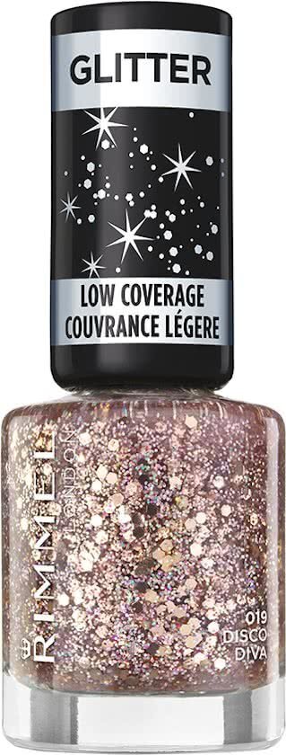 Rimmel London Glitter Bomb Special Effect Nail Colour 019 Disco Diva Nailpolish