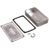 HAMMOND ELECTRONICS Universele behuizing 1550WNBK aluminium, zwart, 250 x 250 x 100 cm, 1 stuk