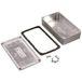 HAMMOND ELECTRONICS Universele behuizing 1550WNBK aluminium, zwart, 250 x 250 x 100 cm, 1 stuk