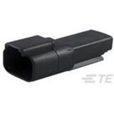 TE Connectivity DT04-2P-E004 Male behuizing (kabel) DT Totaal aantal polen: 2 Inhoud: 1 stuk(s)