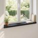 vidaXL - Raamprofielen - 2 stuks - Zwart - 80 x 20 x 2 cm - Massief beukenhout