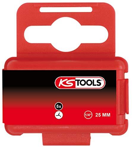 KSTools 911.8428 1/4" Bit TRIWING, 25mm, 0, 5 per pak