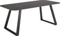 Giga Living Eettafel Delilah Keramiek Zwart 180cm