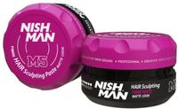 Nishman M5 Fibre Hair Sculpting Paste Matte Look, Ultra Strong Hold 100g