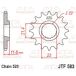 JT Sprockets Pignon standard en acier pour moto 520 Yamaha TT-R 250 13T
