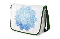 Bonamaison Digitally Printed Messenger School Bag with Khaki Strap for Students, Crossbody Bag, Courier Bag, Shoulder Bag for Kids, Girls, Boys, Size: 29x36 cm