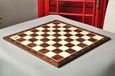 Échiquier en bois - Jeu de réflexion stratégique - Avec système de notation - 54 cm - Brun foncé