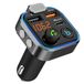 NK Bluetooth 5.0 Auto FM Zender - 3 Poorten Opladen: x 2 USB QC3.0 + x1 PD 3.0 Type C 20W, Handsfree Functie, Ruisonderdrukking, Snel Opladen, Knop B: Hi-Fi Diepe Bas