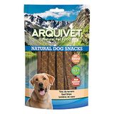 Arquivet Set van 12 stuks vleesreepjes 100 g - Natural Dog Snacks - 100% natuurlijk - lekkernijen, traktaties voor honden - licht product - zeer rijk aan voedingsstoffen