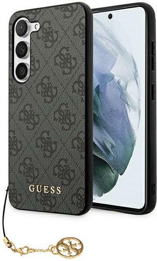 Guess 4G Charms Back Case - Geschikt voor Samsung Galaxy A35 (A356) - Grijs