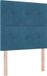 vidaXL Boxspring Bed met Hoofdeinde Donkerblauw 120 x 190 cm Fluweel