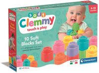 Színes Clementoni Colour Clemmy 10-delige soft building block set