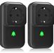 Merkloos Stroomuitvalmelder stroomuitvalalarm stroomonderbrekingsalarm - 5 volumestanden - 2 stuks - Rood LED
